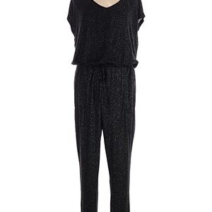 Casual Black Jumpsuit size XL short sleeves